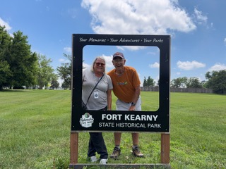 Selfie at Fort Kearney