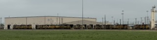 Locomotives parked at Bailey Yard