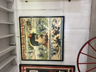 Wild West Show barn memorabilia