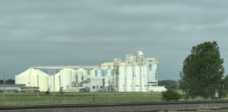 Large grain storage facility