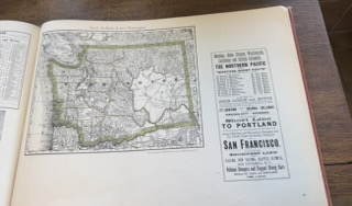Railroad map display