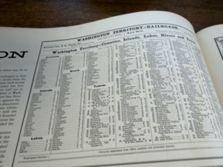 Route atlas at the visitor center