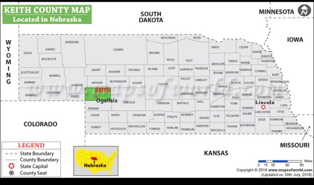 Keith County sign — a surprise!