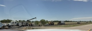 Long coal train along the Nebraska plain