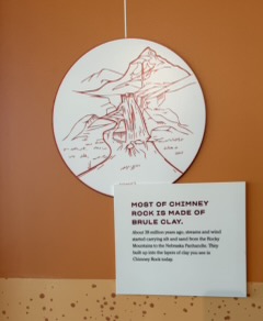 How Chimney Rock was formed — geology display