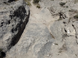 Standing in the Oregon Trail ruts