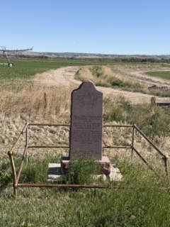 Grattan Massacre marker detail