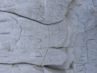 More carvings on Register Cliff