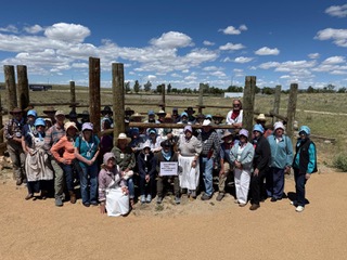 N4R group photo outside the visitor center