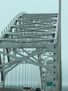 Crossing the Mississippi River bridge into East St. Louis