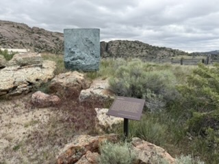Prairie Walk exhibit sign
