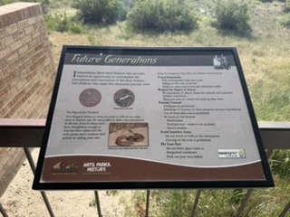 The base of Independence Rock