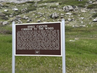 The canyon entrance