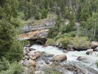 Where the river disappears underground