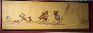 Ralston painting — Western scene
