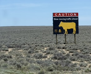 Wyoming highway sign