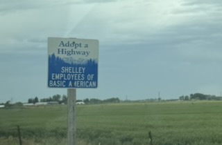 Snake River area in Shelley Idaho