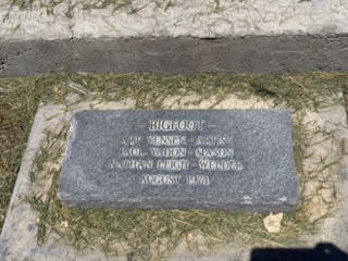 Historical marker at Fort Boise in Parma