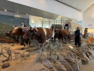 Realistic wildlife exhibit near Baker City