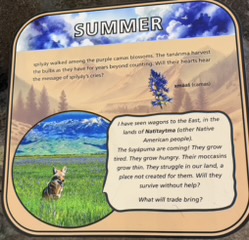Interpretive Center exhibit about Native people