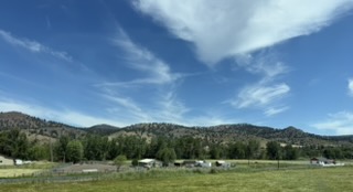 Farm country in eastern Oregon