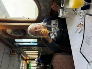 Brunch buffet menu on the Columbia Gorge sternwheeler