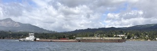 Barge on the Columbia River