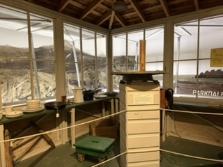 Civilian Conservation Corps display at the museum