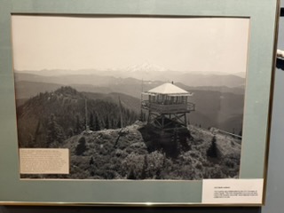 CCC replica shelter at the Mt Hood Cultural Center