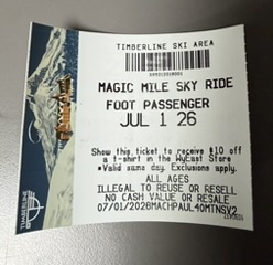 Magic Mile Sky Ride chairlift at Timberline Lodge