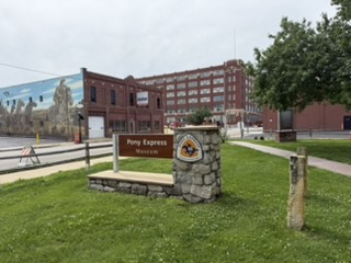 Pony Express Museum signage