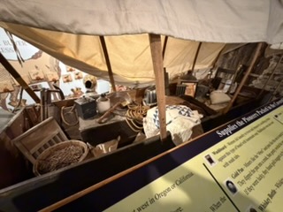Back of the pioneer wagon